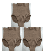 High-Waisted  Ladies Triangle Seamless Waist Pants (Option: 3Nude-S)